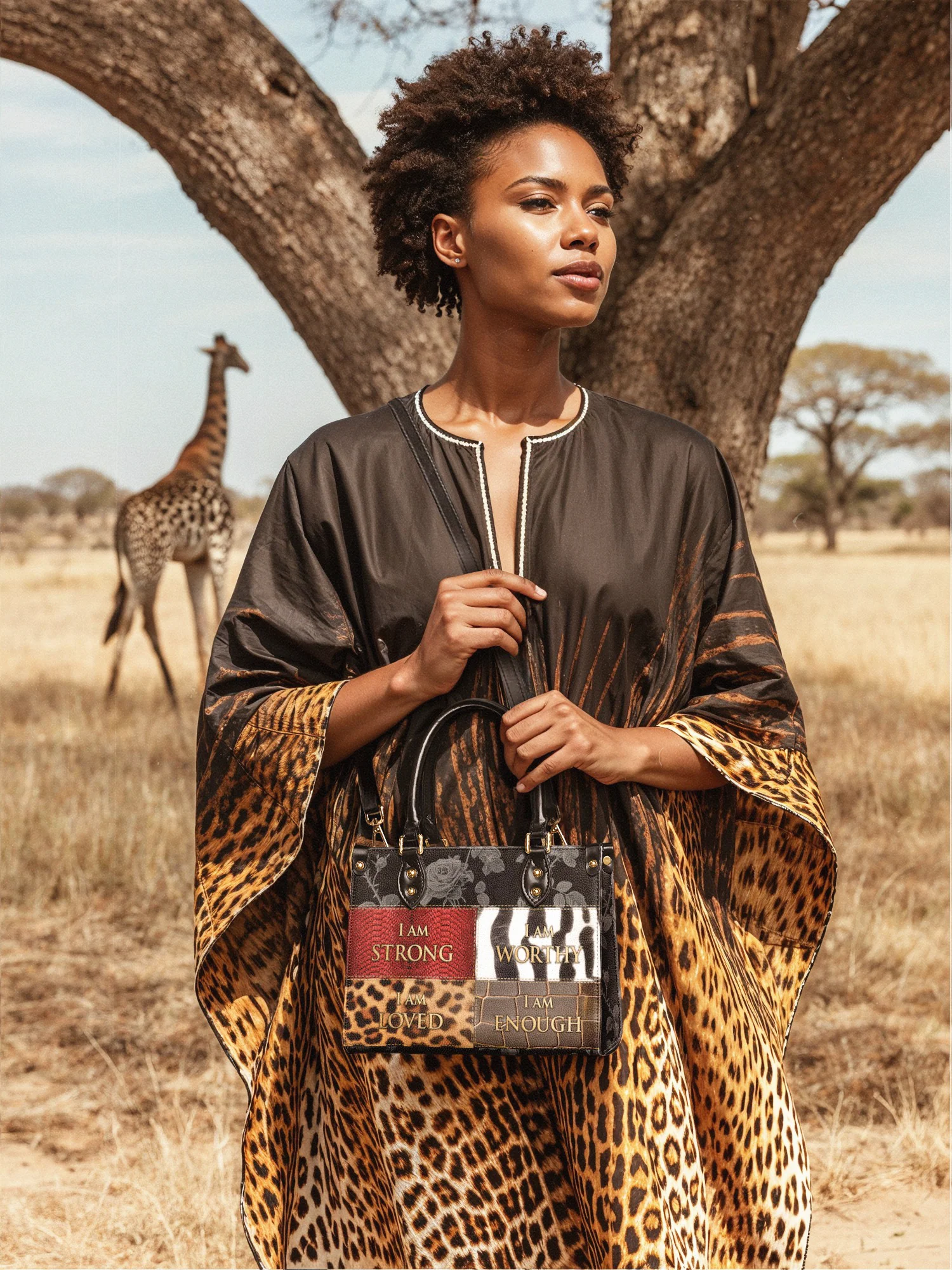 "Kadia" Small Leather Handbag - Image 3