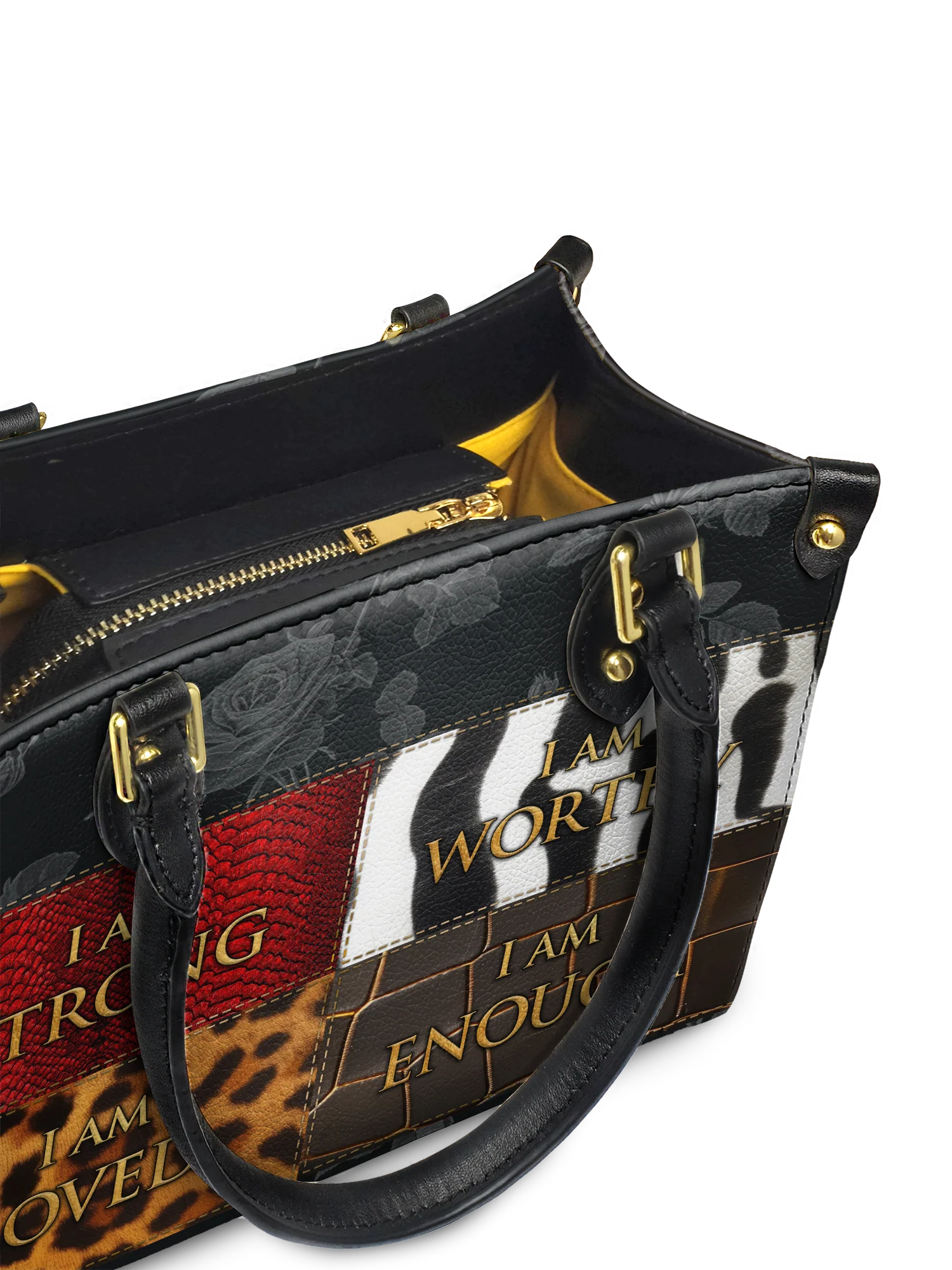 "Kadia" Small Leather Handbag - Image 6