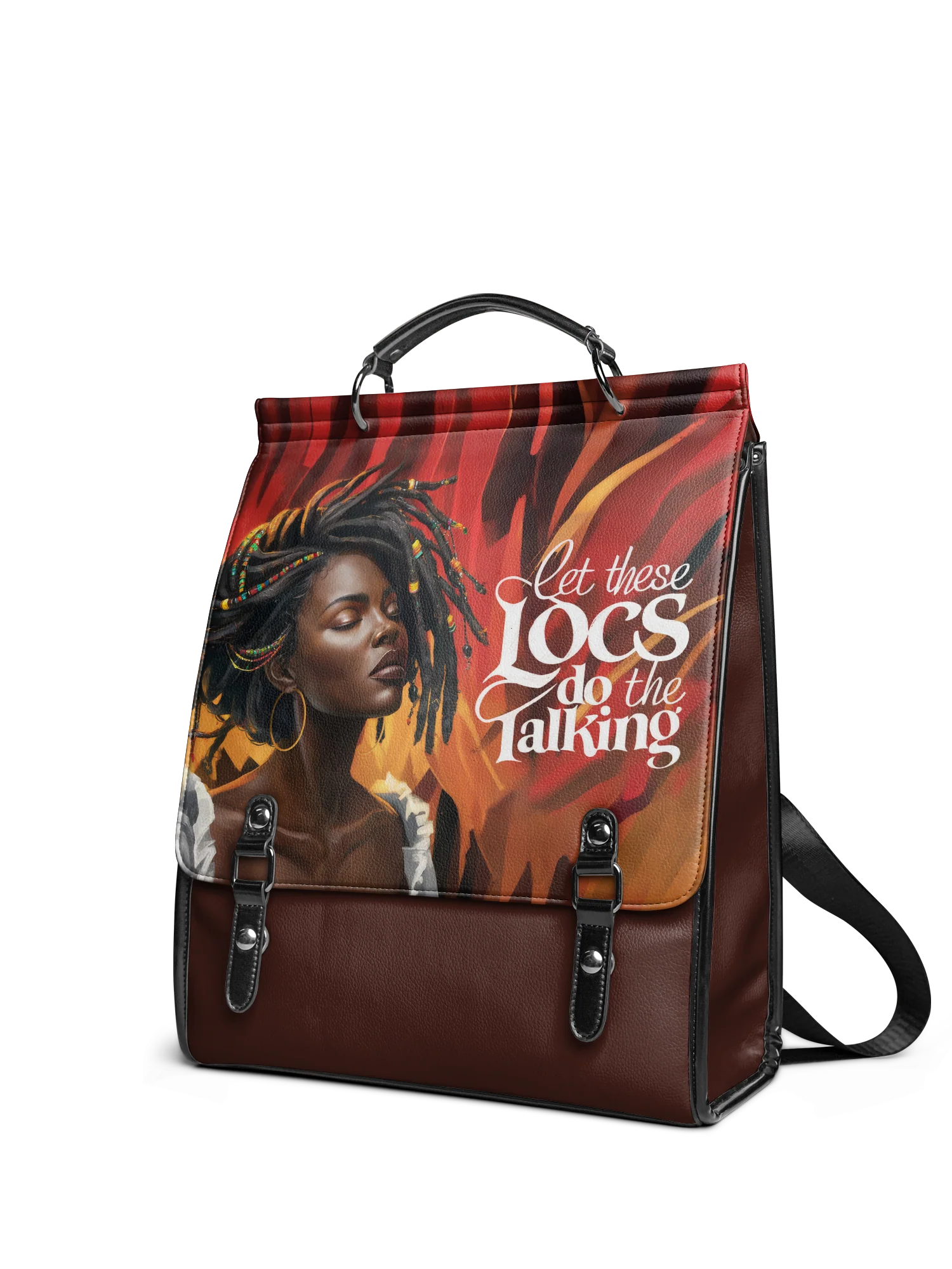 "Locella" Leather Backpack - Image 5