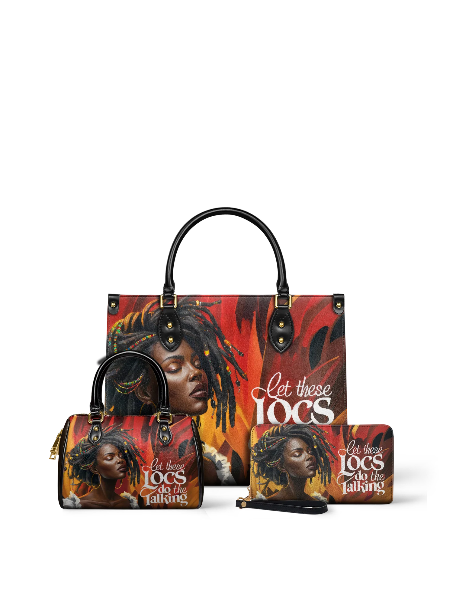 "Locella" Leather Handbag - Image 10
