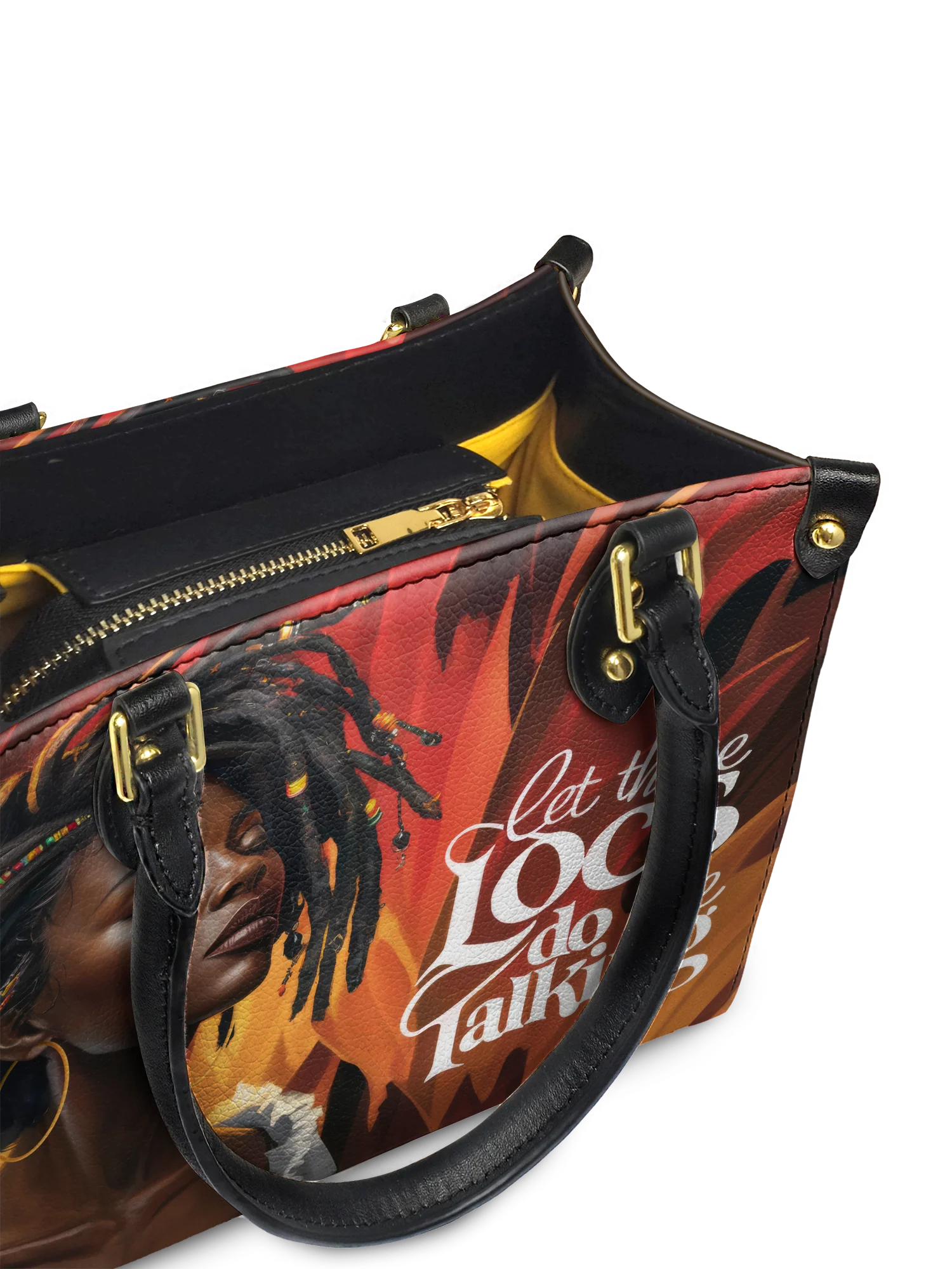 "Locella" Small Leather Handbag - Image 6
