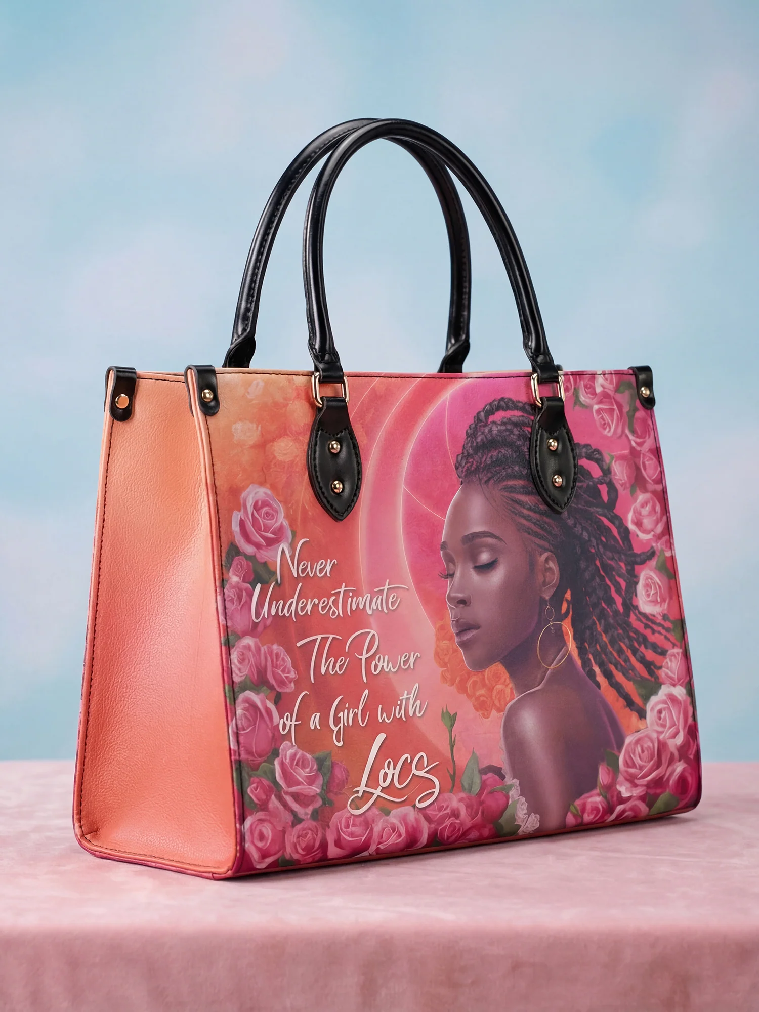 "Loclani" Leather Handbag - Image 3