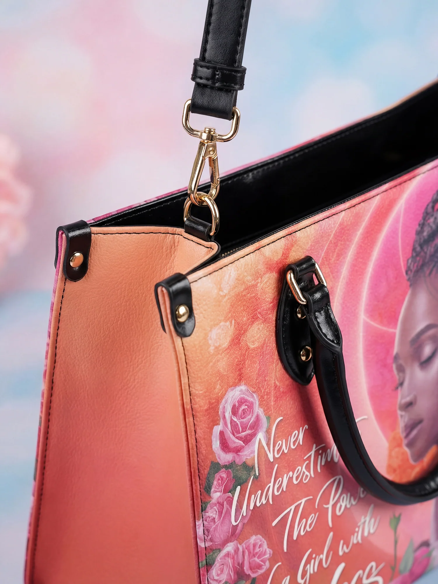 "Loclani" Leather Handbag - Image 6