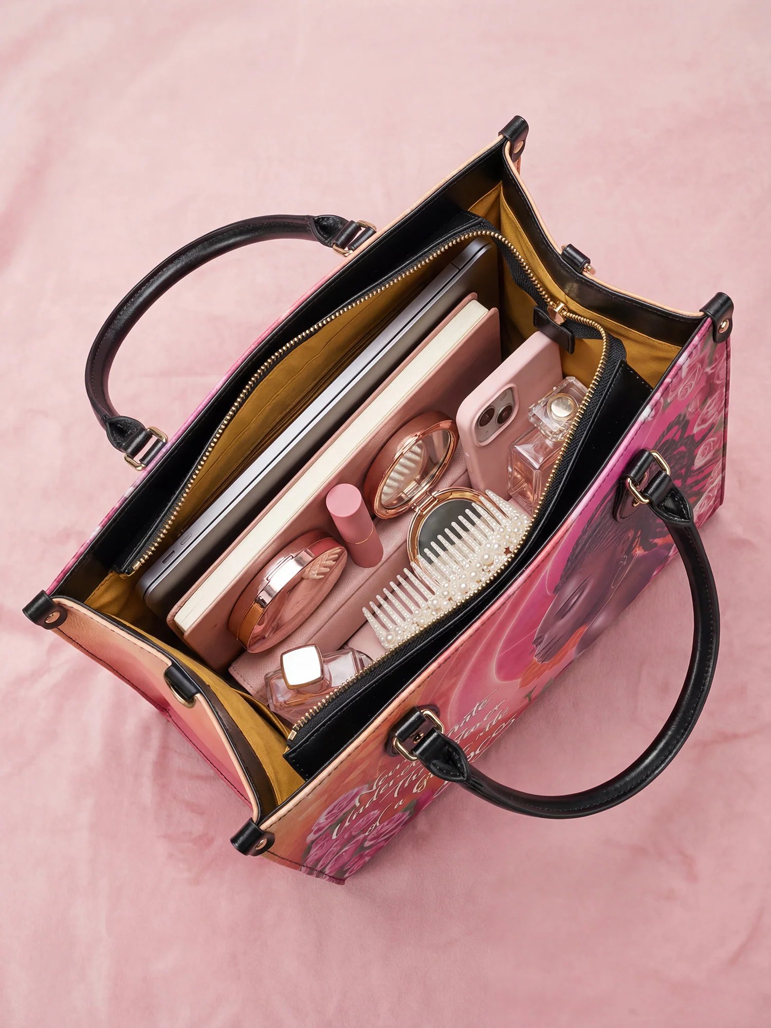 "Loclani" Leather Handbag - Image 9