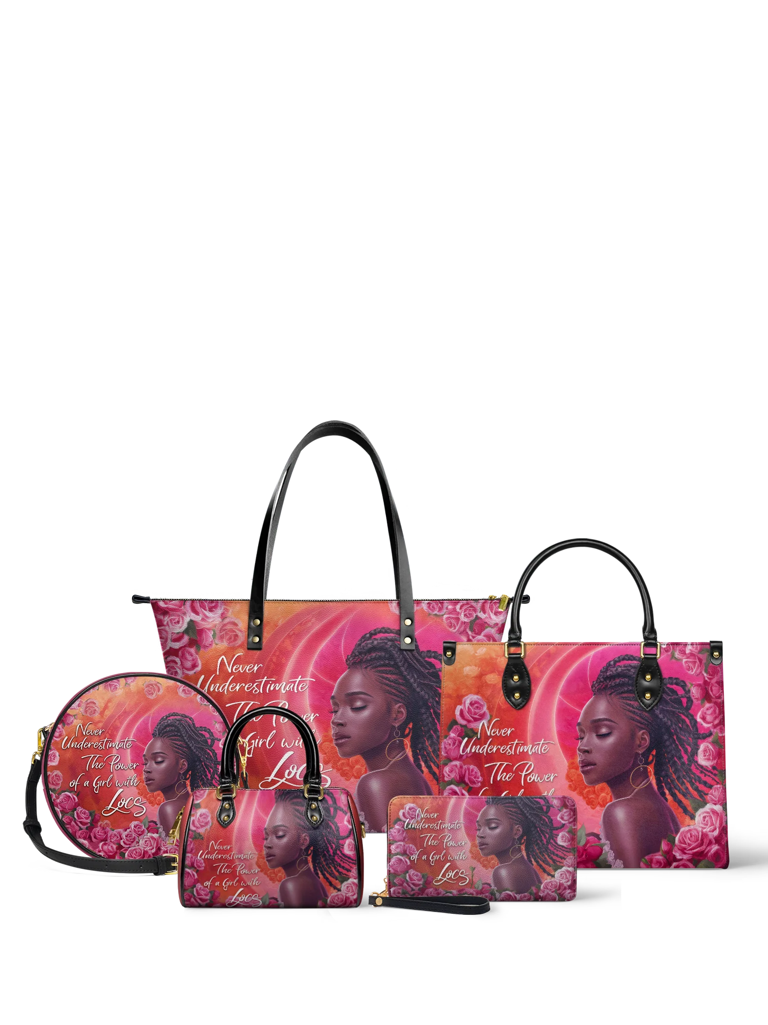 "Loclani" Leather Handbag Bundle