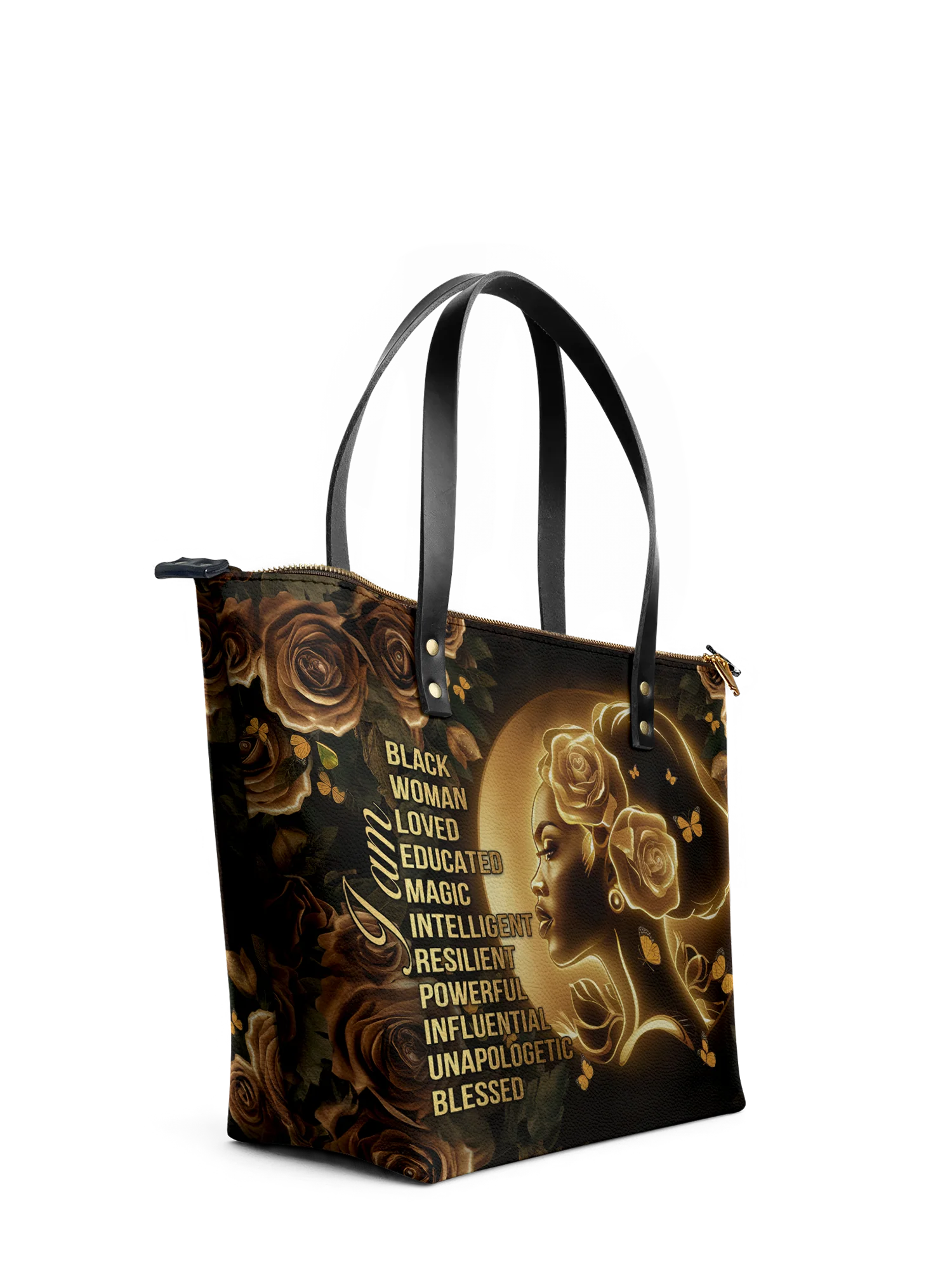 "Lumina" Leather Tote Bag - Image 5
