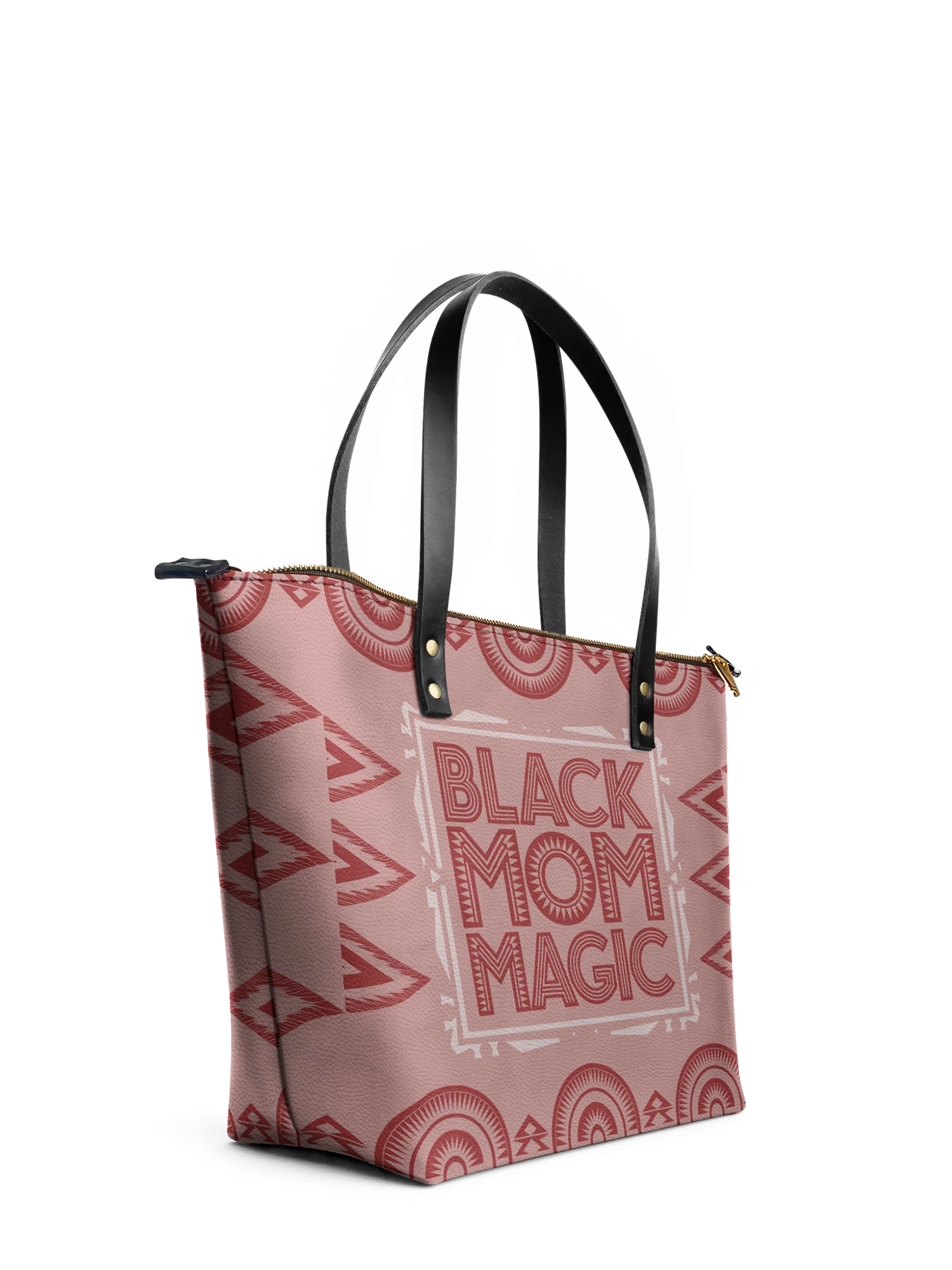 "Magimama" Leather Tote Bag - Image 6