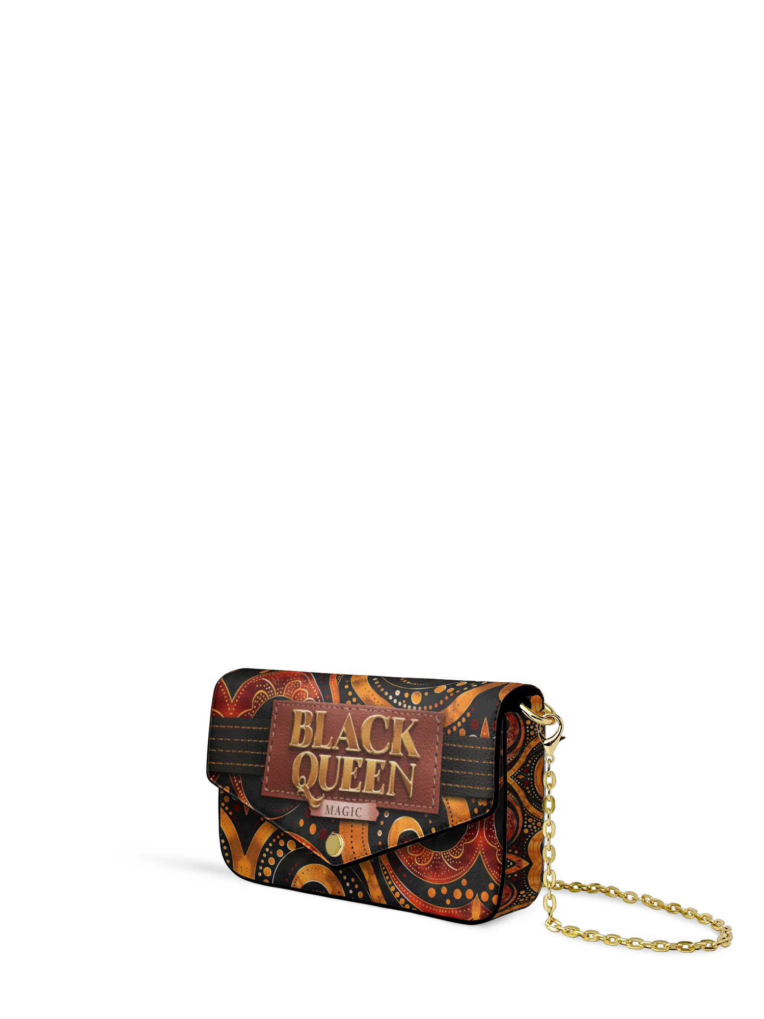 "Makeda" Envelope Chain Crossbody Bag - Image 3