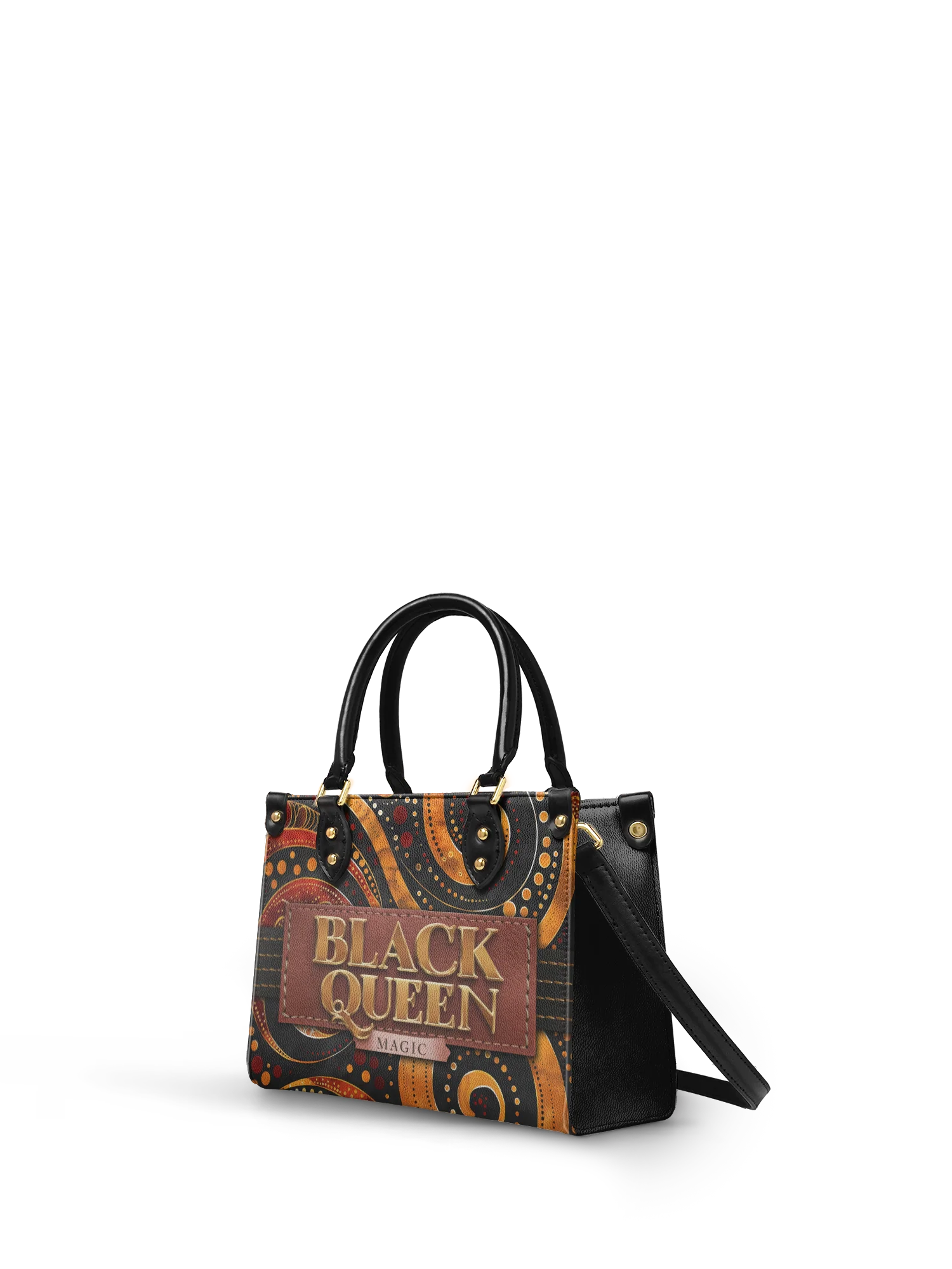 "Makeda" Small Leather Handbag - Image 4