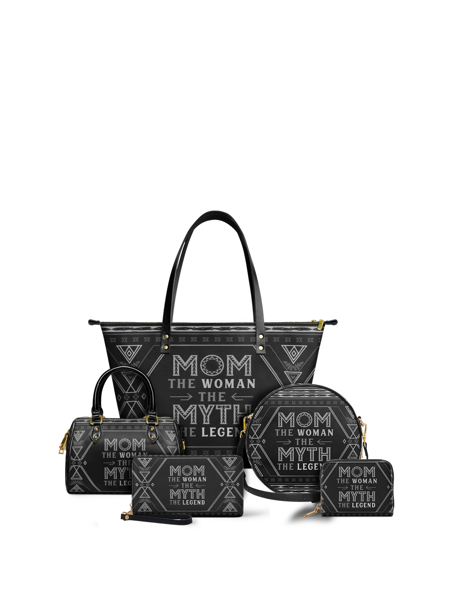 "Mamalore" Leather Tote Bag - Image 10