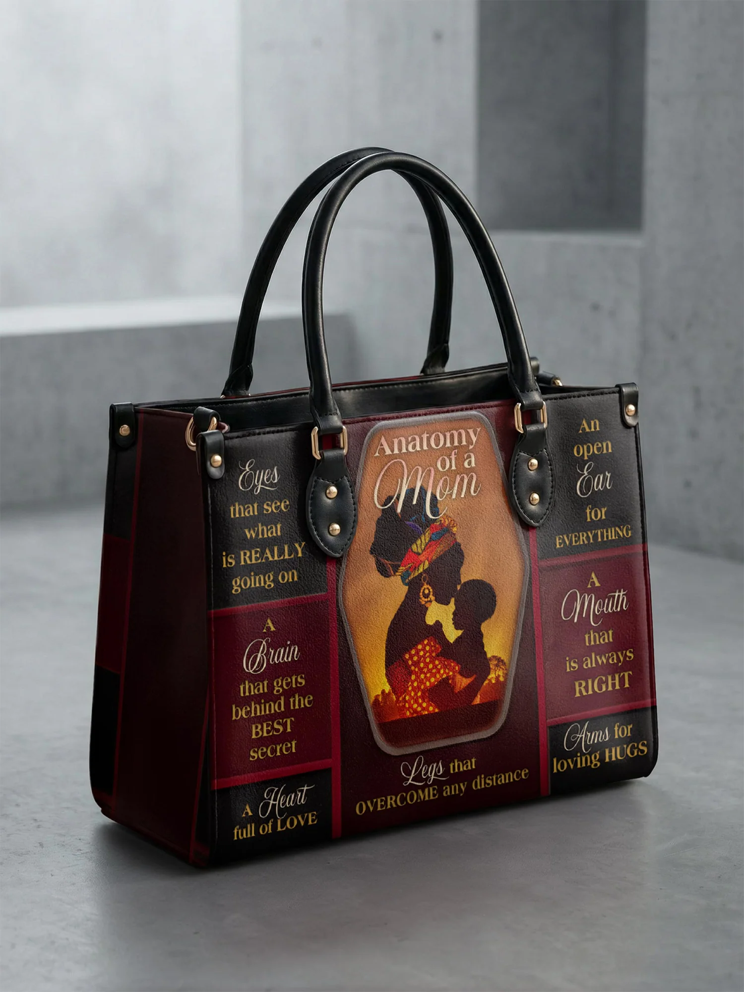"Mamoya" Leather Handbag - Image 4