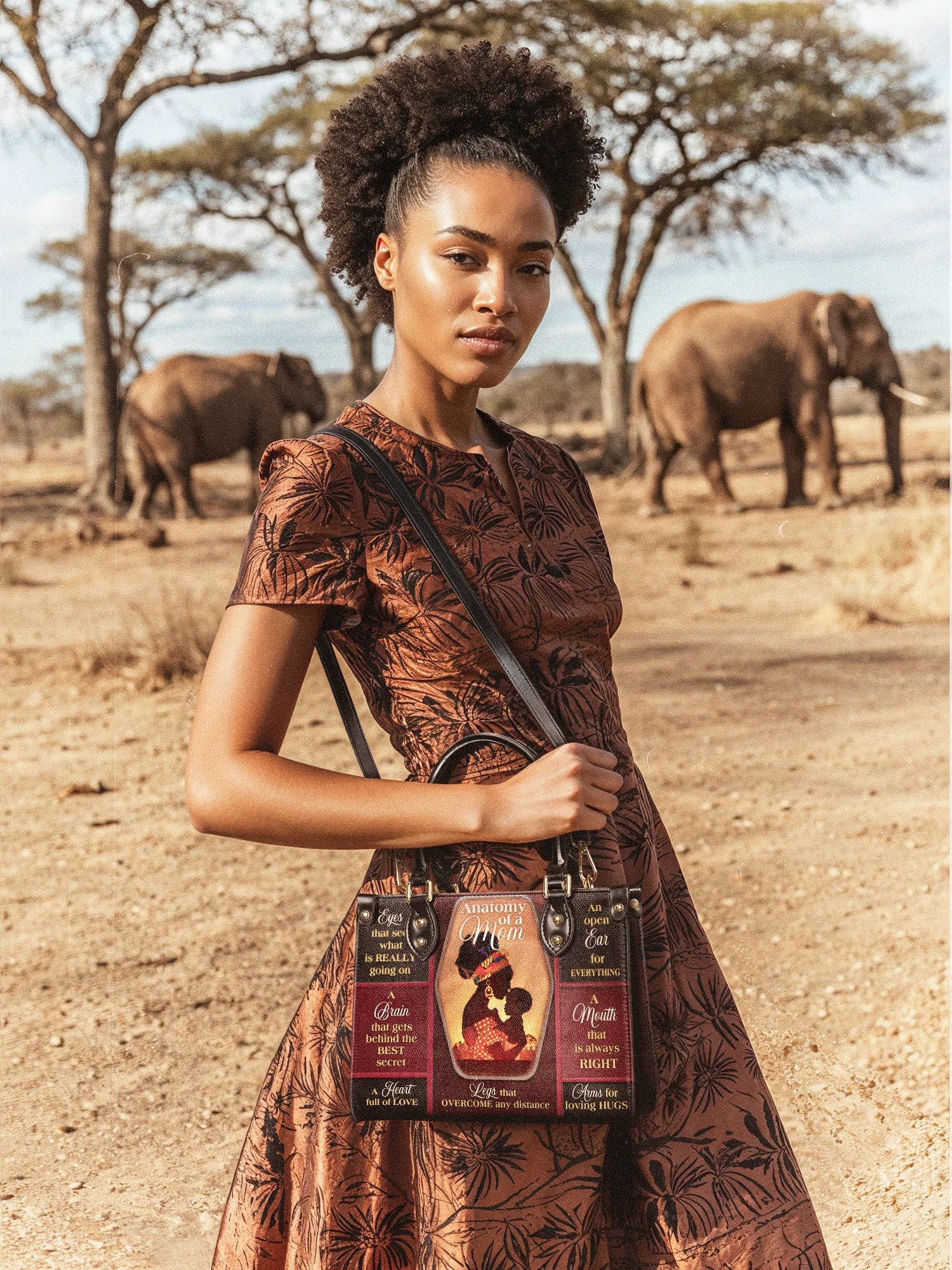 "Mamoya" Small Leather Handbag - Image 3