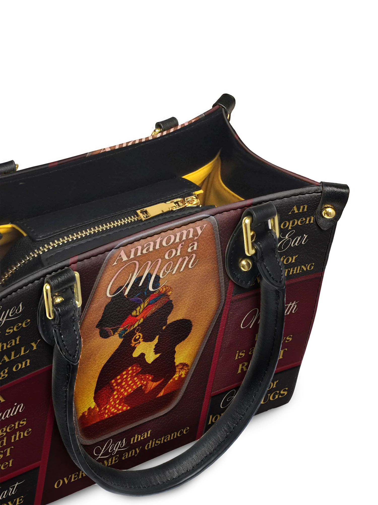 "Mamoya" Small Leather Handbag - Image 6