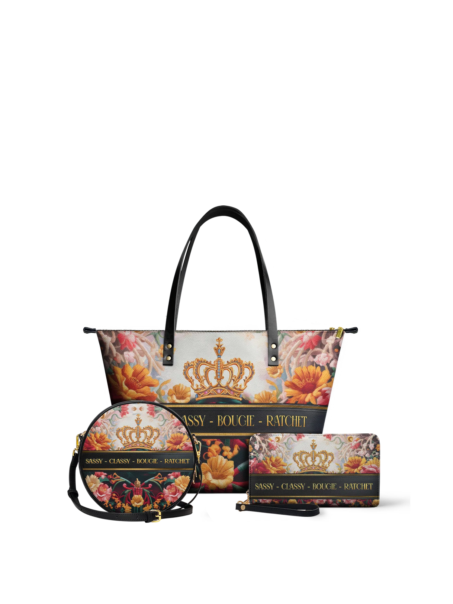 "Naija Royale" Circle Crossbody Bag - Image 6
