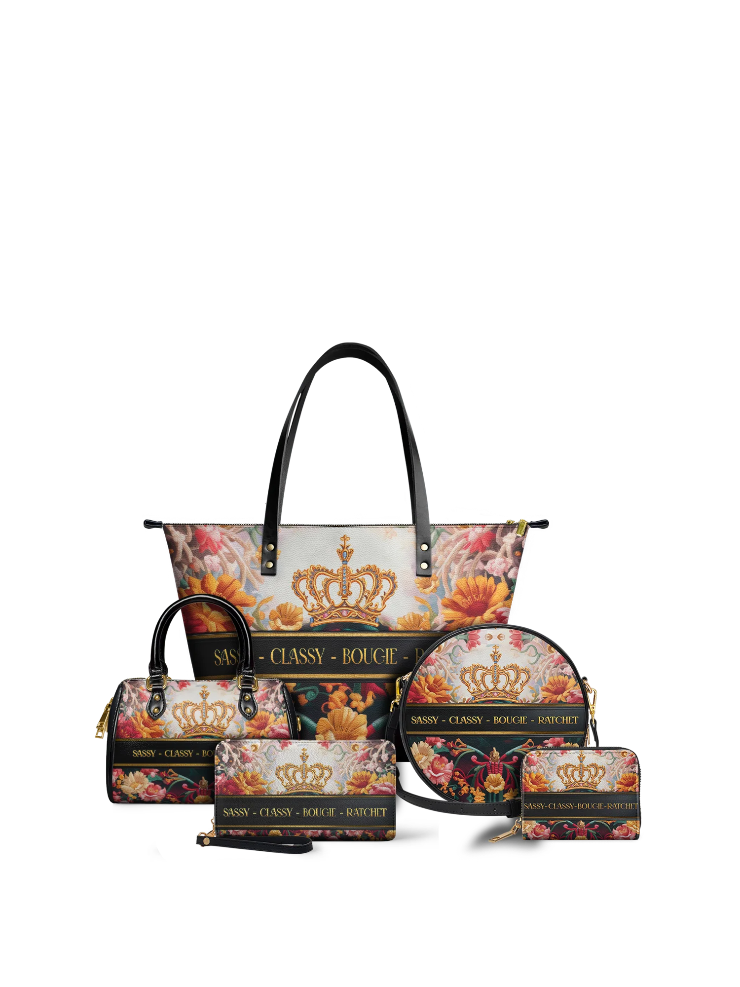"Naija Royale" Leather Tote Bag - Image 10