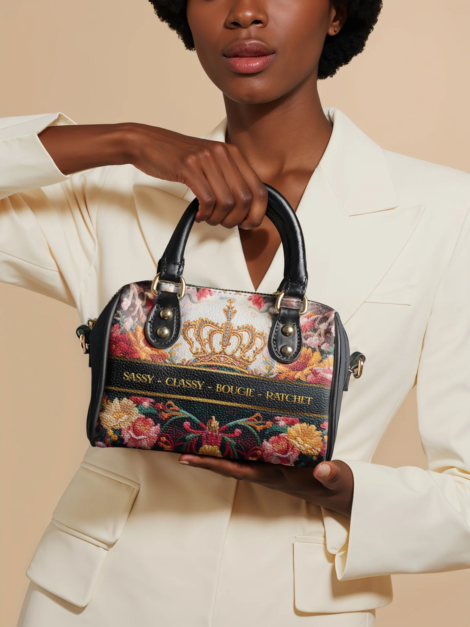 "Naija Royale" Mini Satchel - Image 2