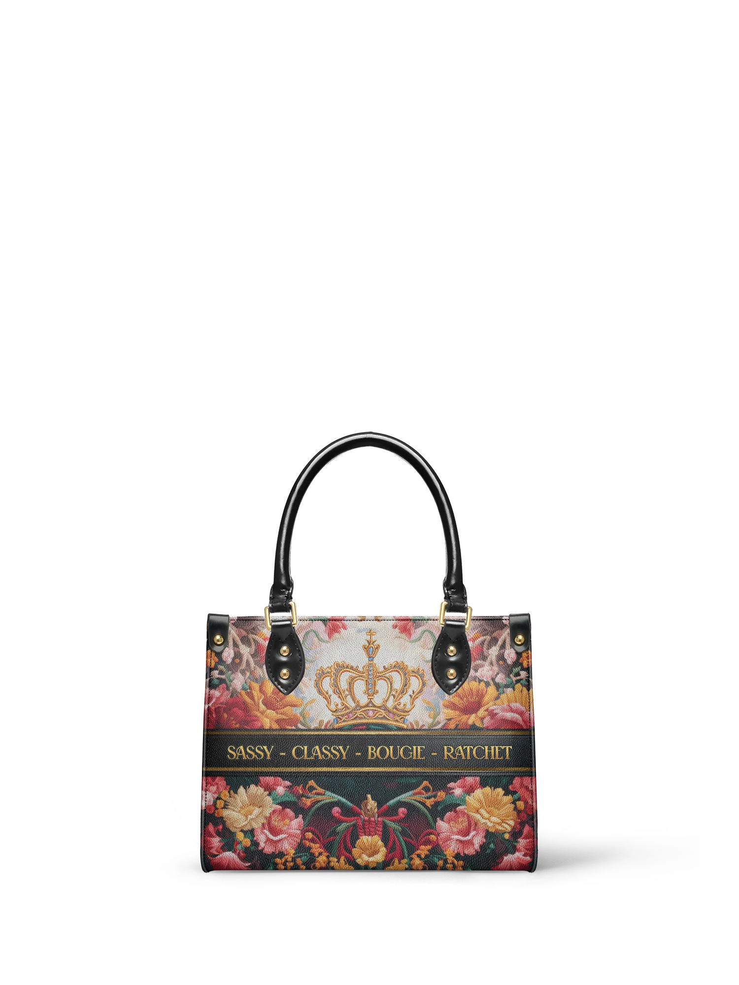 "Naija Royale" Small Leather Handbag