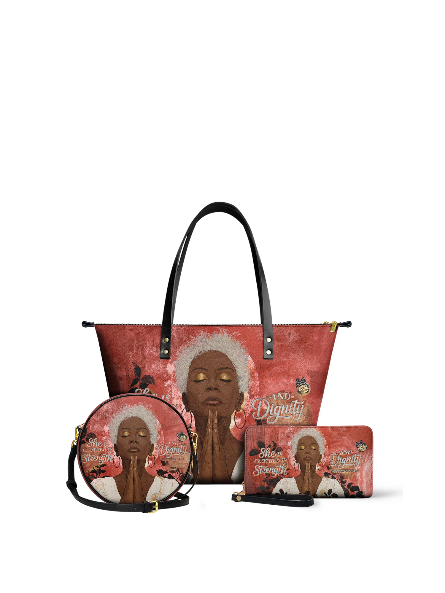 "Namisa" Leather Tote Bag - Image 8