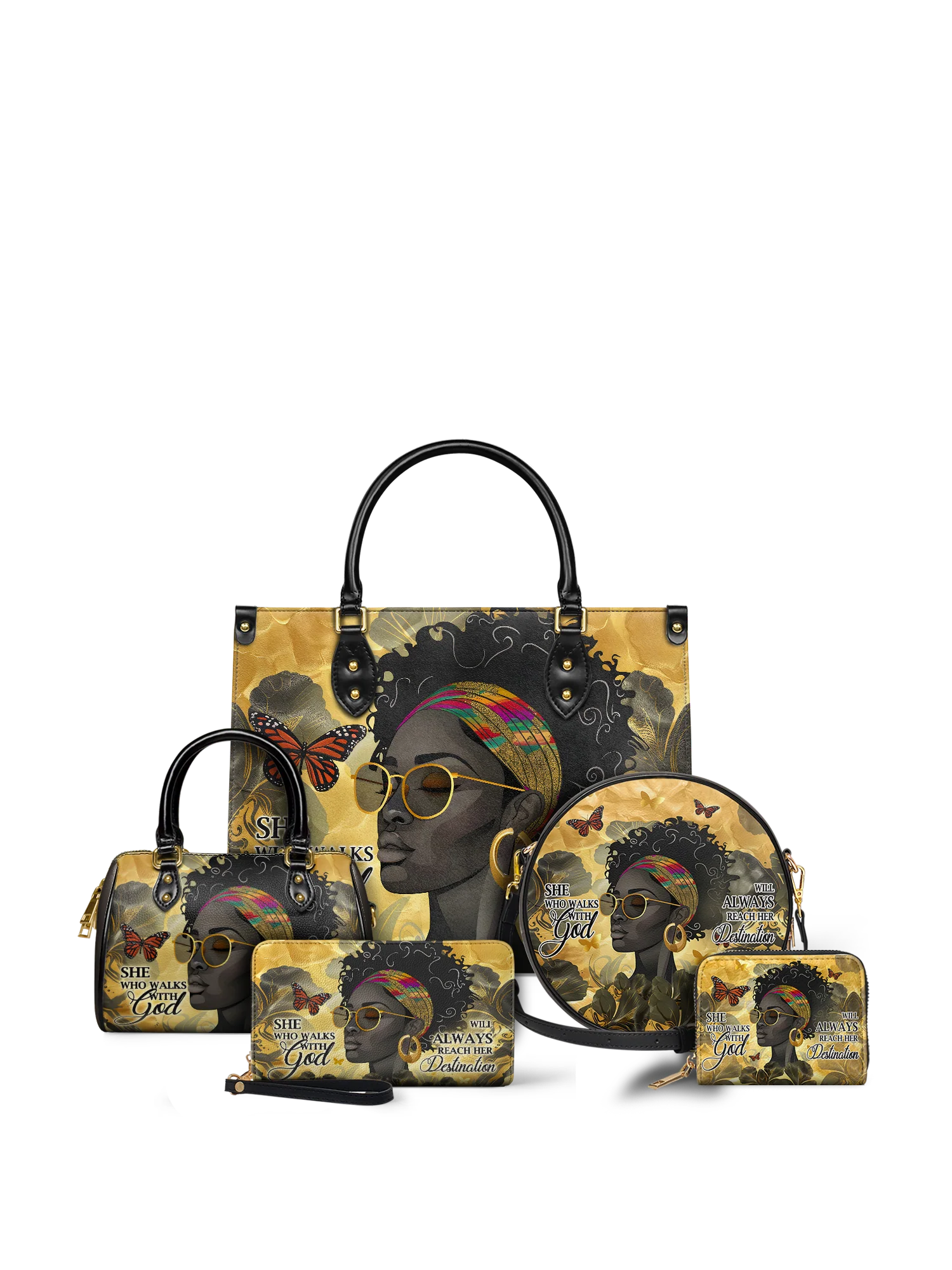 "Njia" Leather Handbag - Image 11