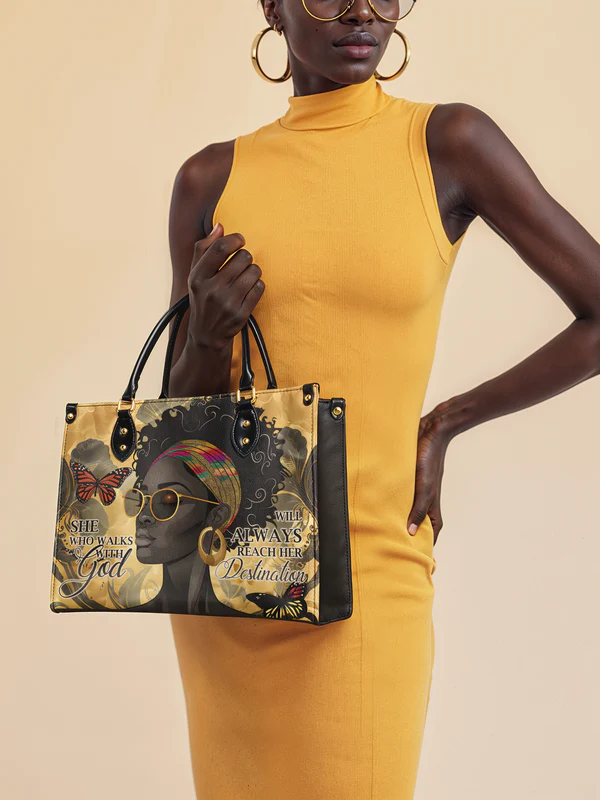 "Njia" Leather Handbag - Image 12