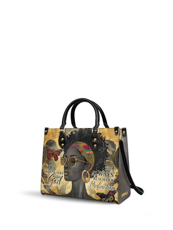 "Njia" Leather Handbag - Image 17
