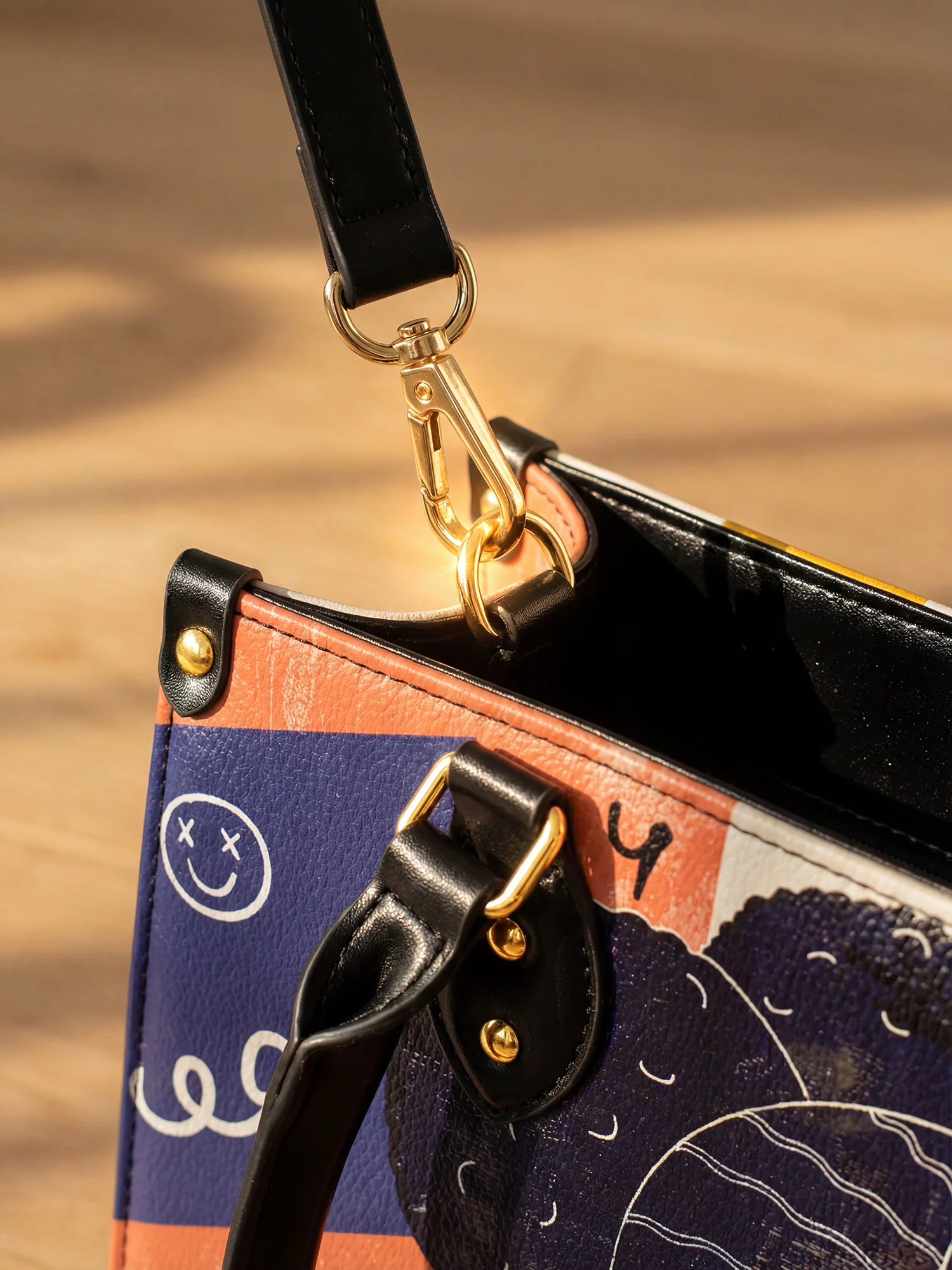 "Sanaa" Salt Pop Leather Handbag - Image 6