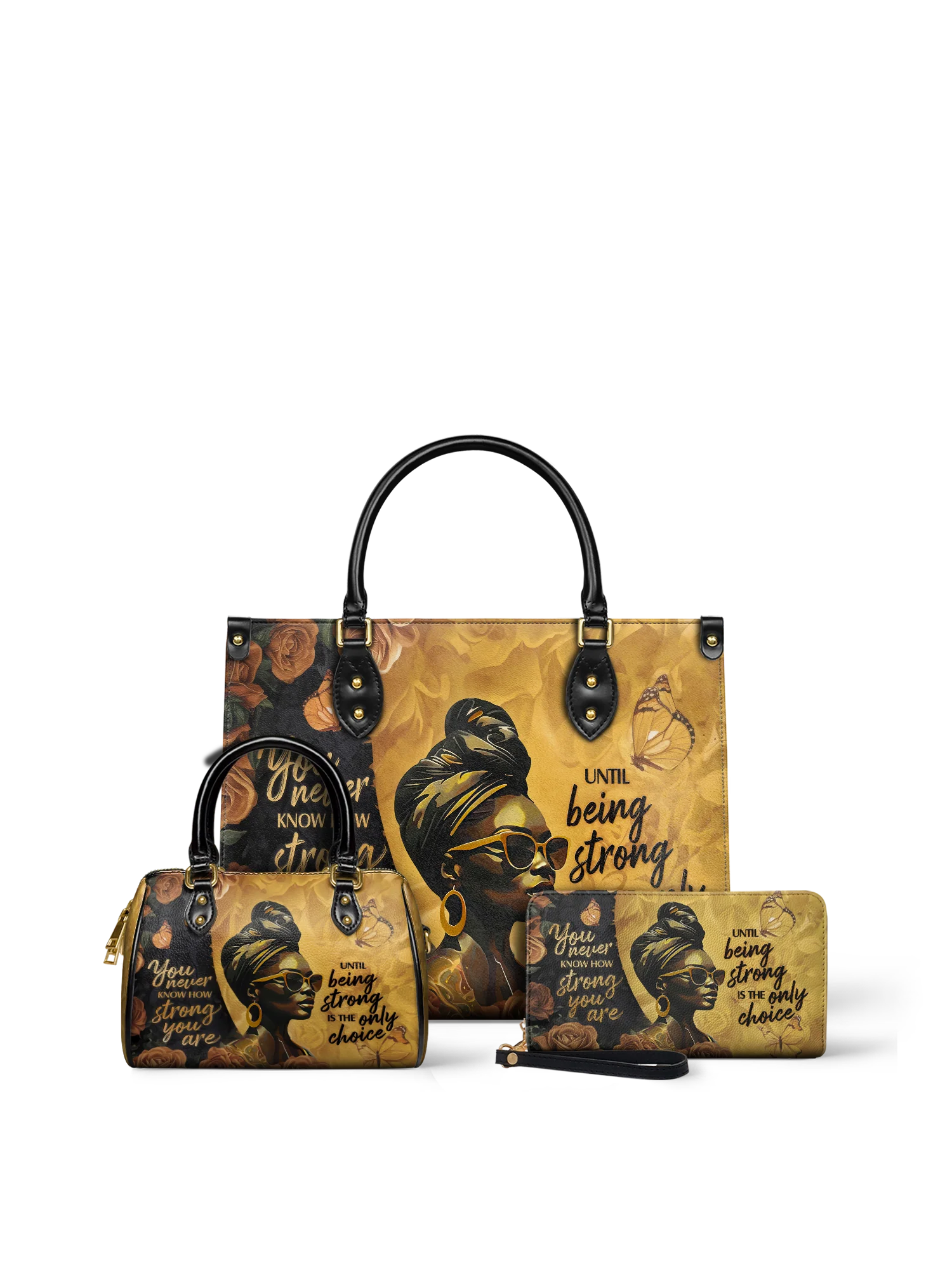 "Siyanda" Leather Handbag - Image 10
