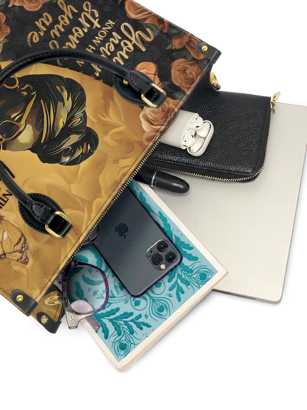 "Siyanda" Leather Handbag - Image 18