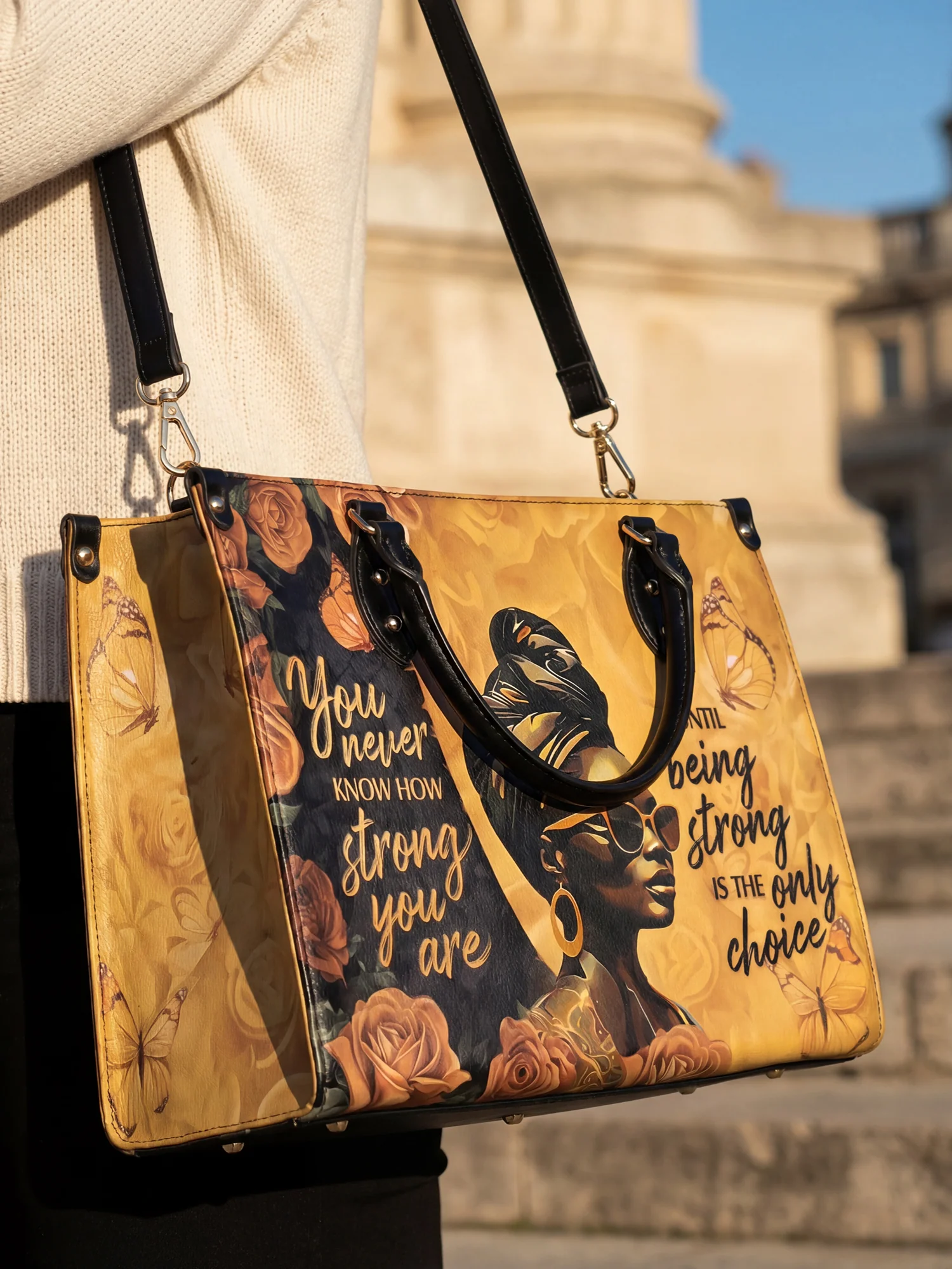 "Siyanda" Leather Handbag - Image 3