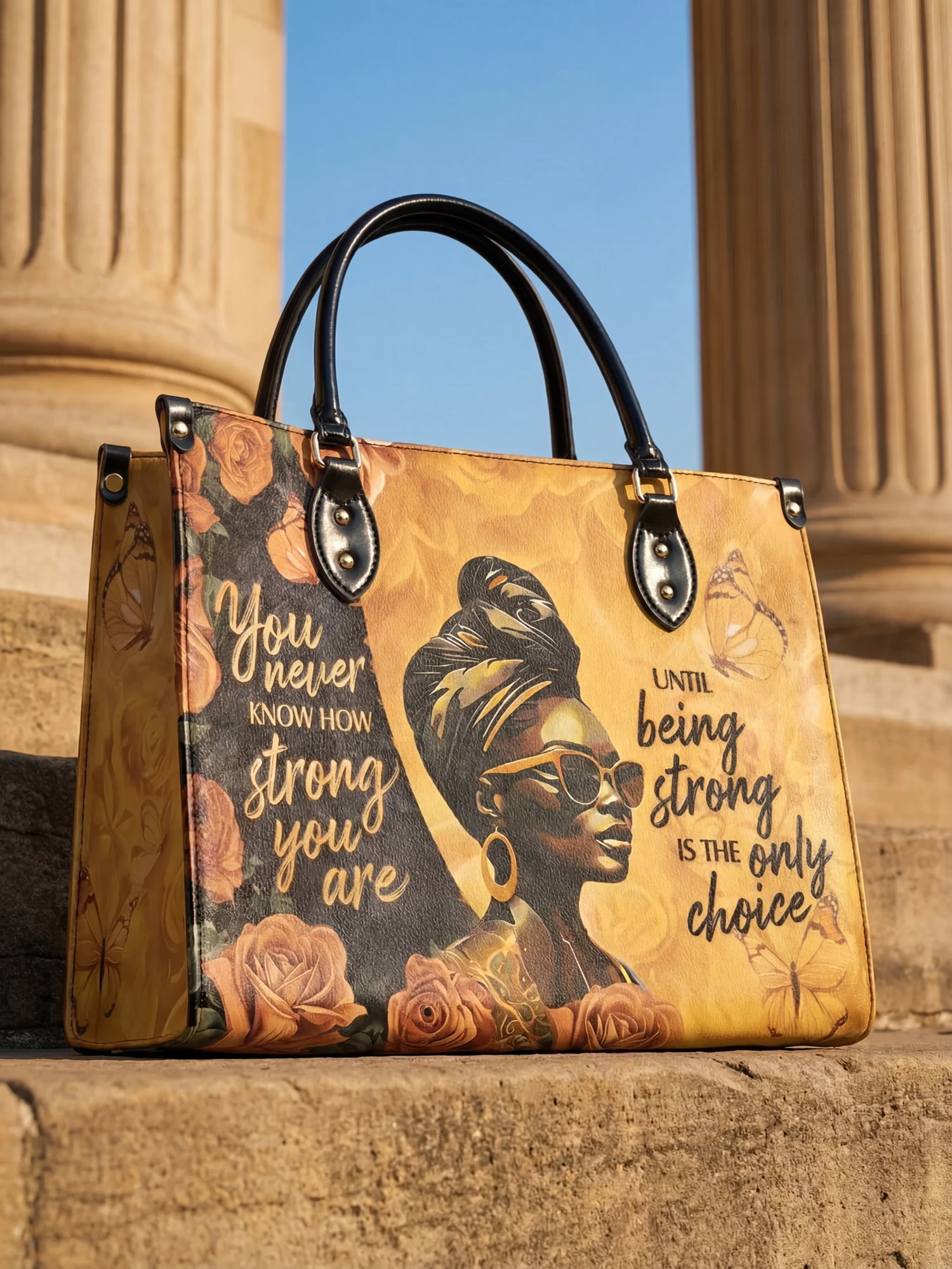"Siyanda" Leather Handbag - Image 4