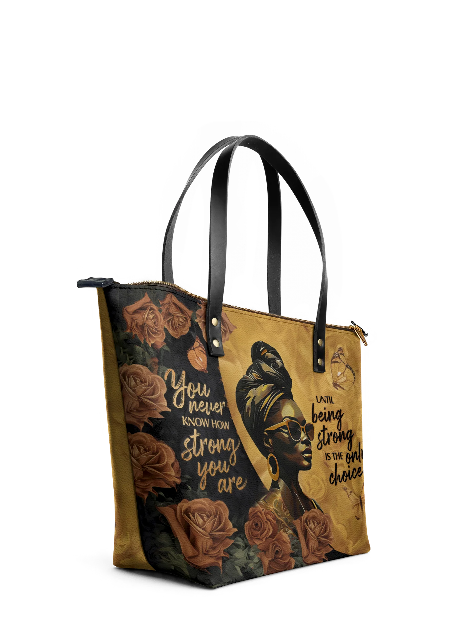 "Siyanda" Leather Tote Bag - Image 6