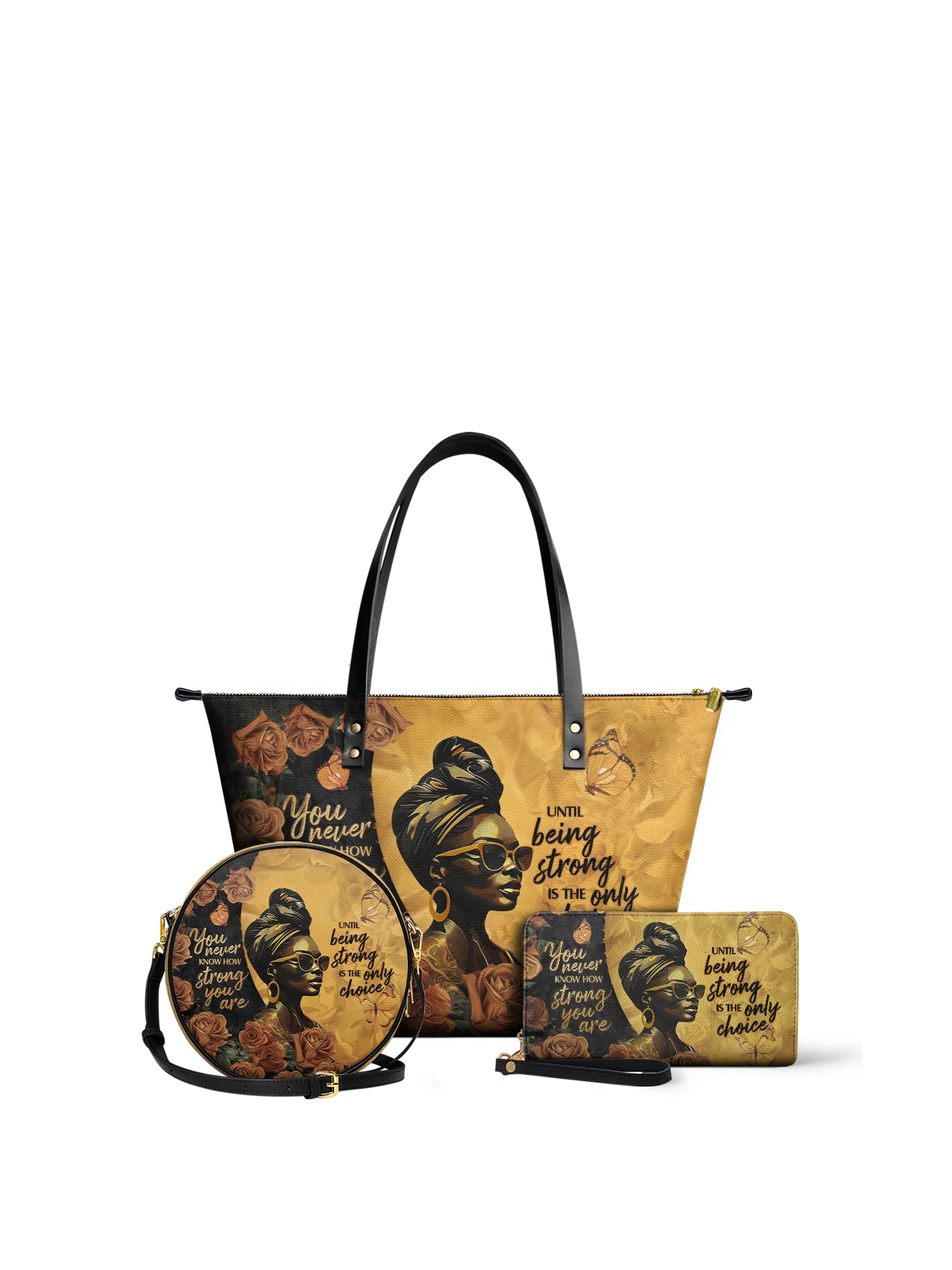 "Siyanda" Leather Tote Bag - Image 9