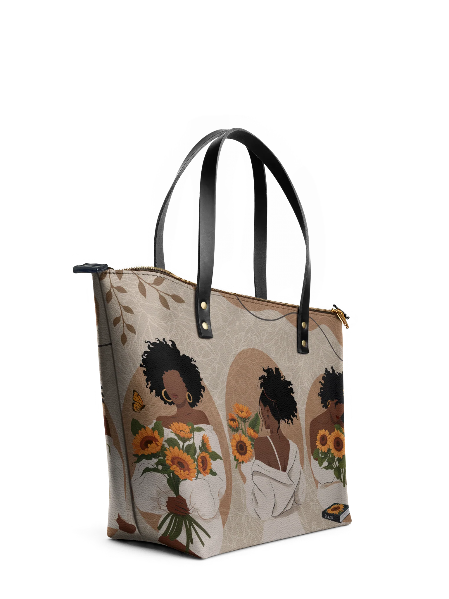 "Solina" Leather Tote Bag - Image 5