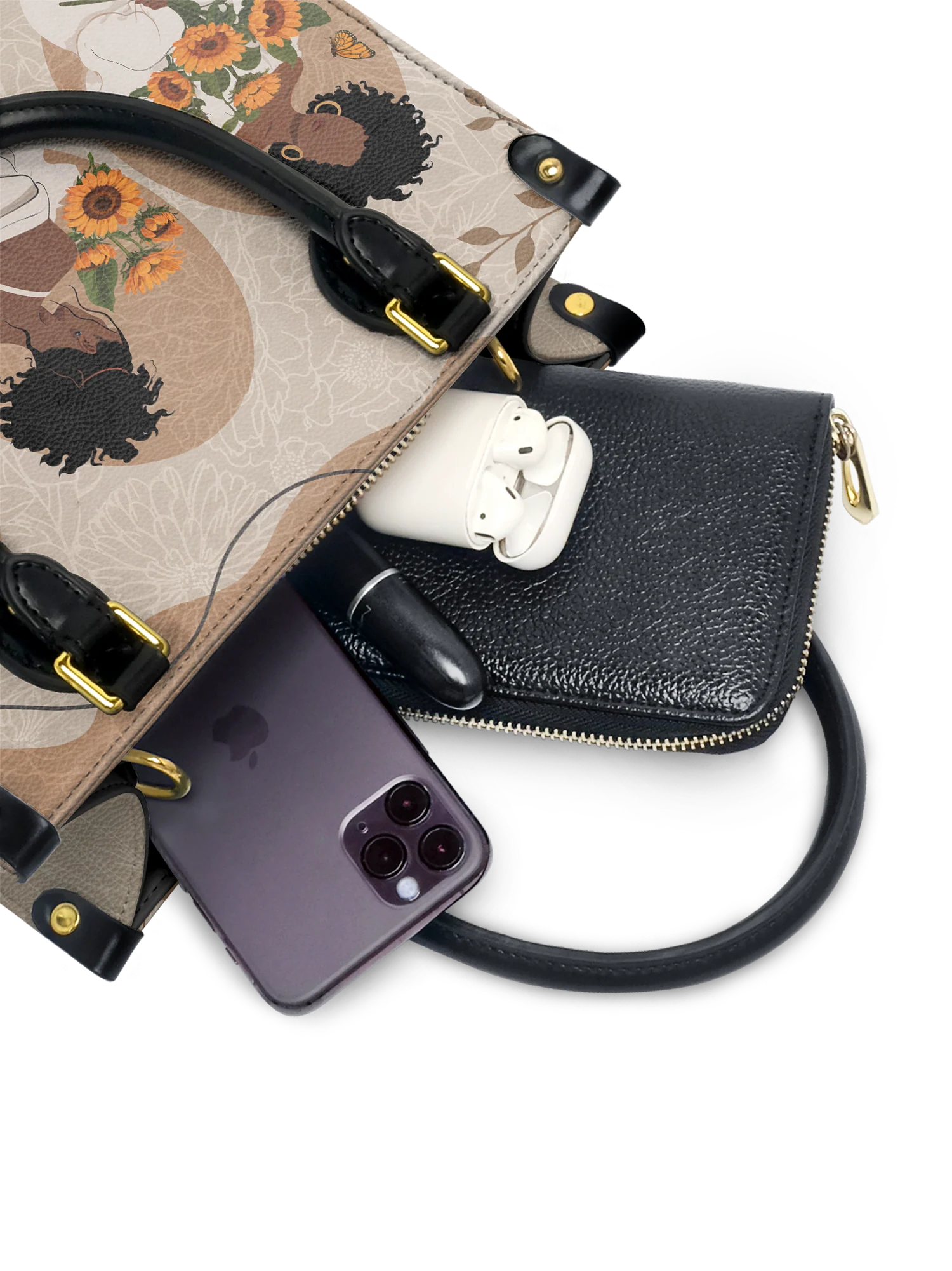 "Solina" Small Leather Handbag - Image 5