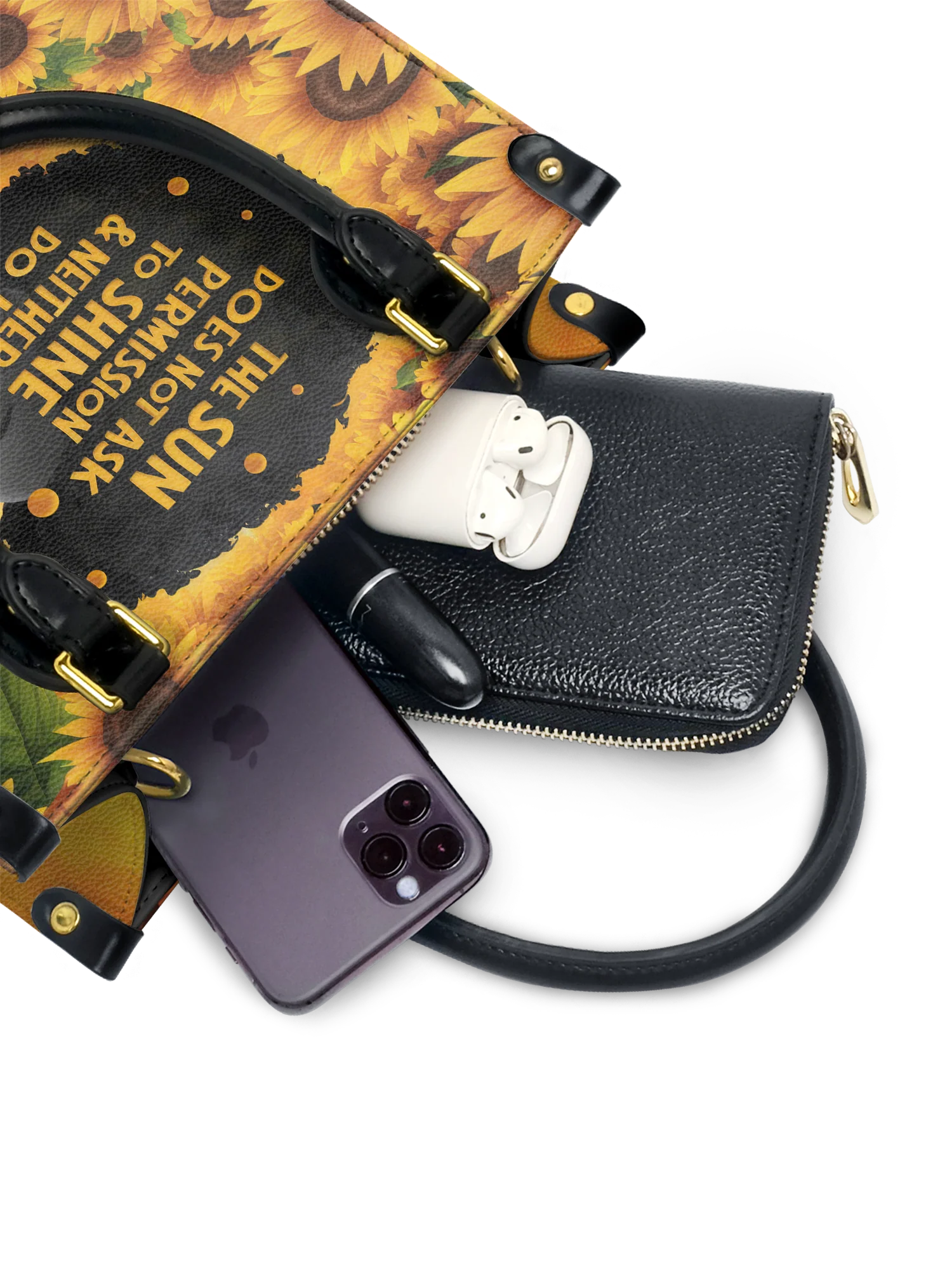 "Sunaya" Small Leather Handbag - Image 5