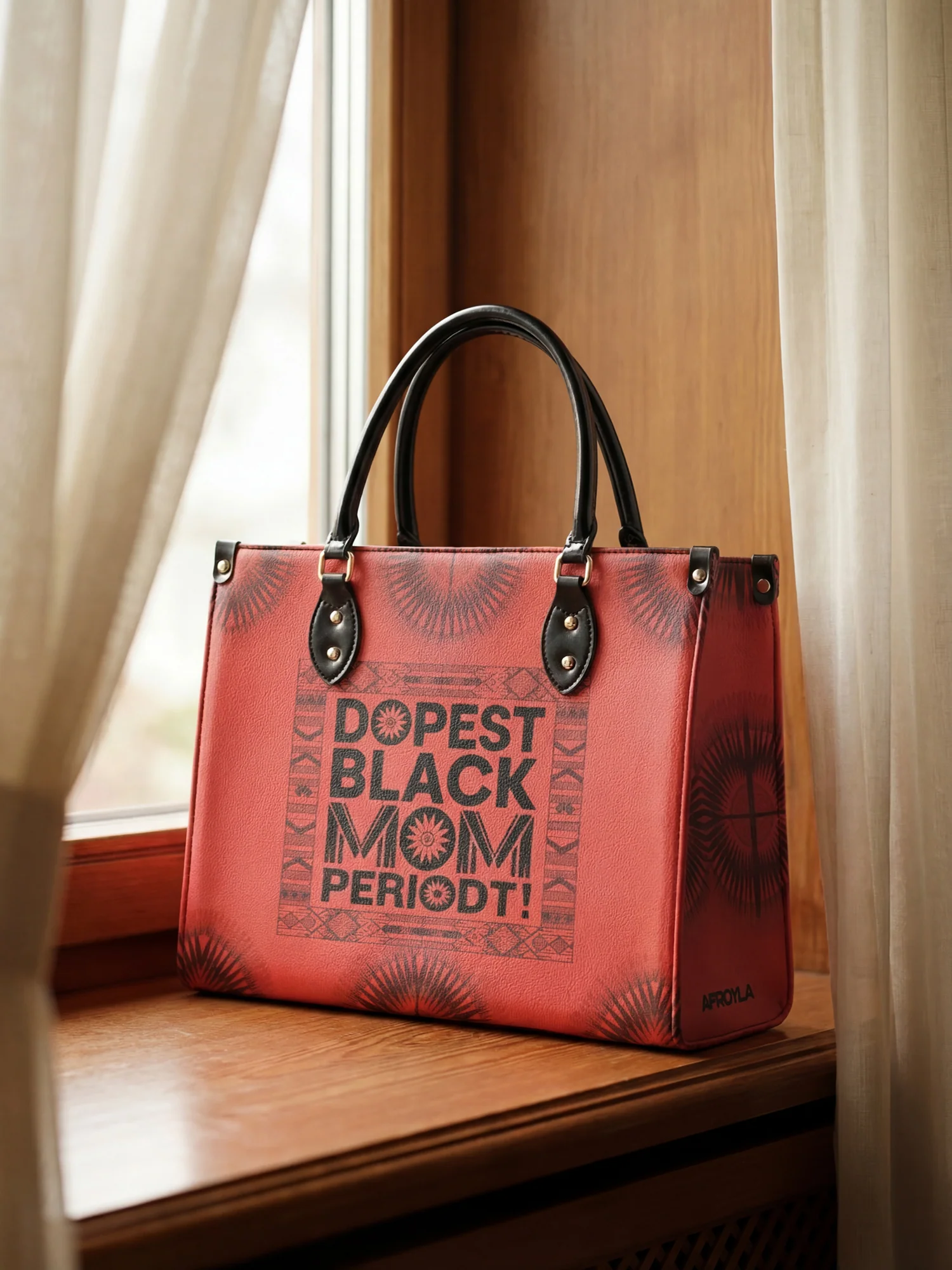 "Tajimom" Leather Handbag - Image 4