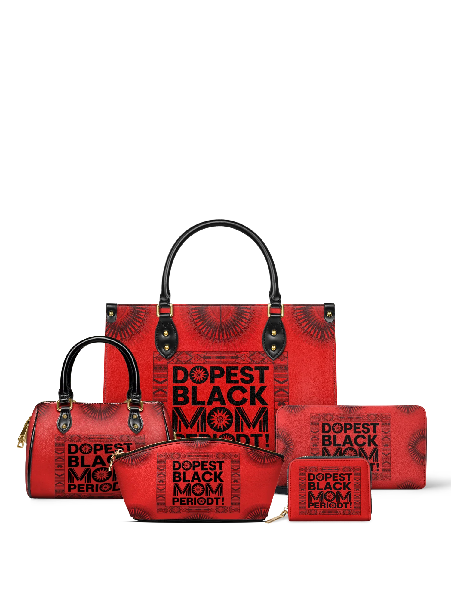 "Tajimom" Leather Handbag Bundle