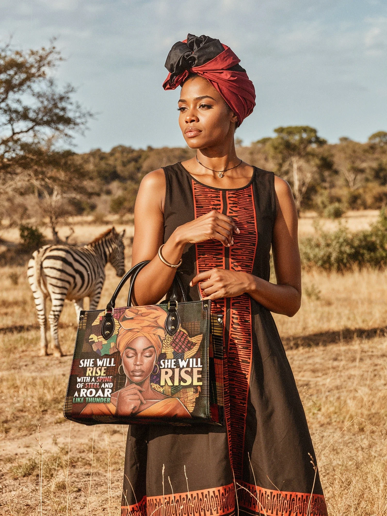 "Thundara" Leather Handbag Today's Deal - Image 4