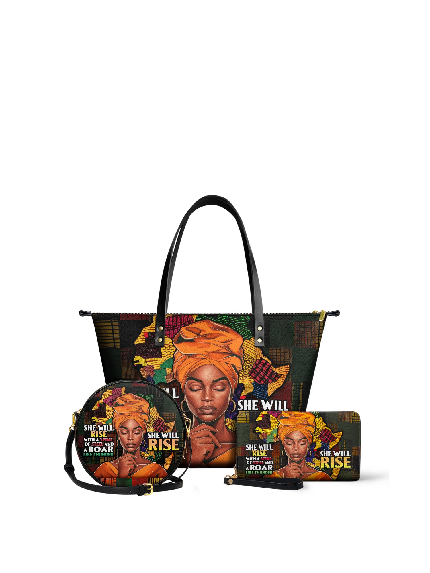 "Thundara" Leather Tote Bag - Image 8