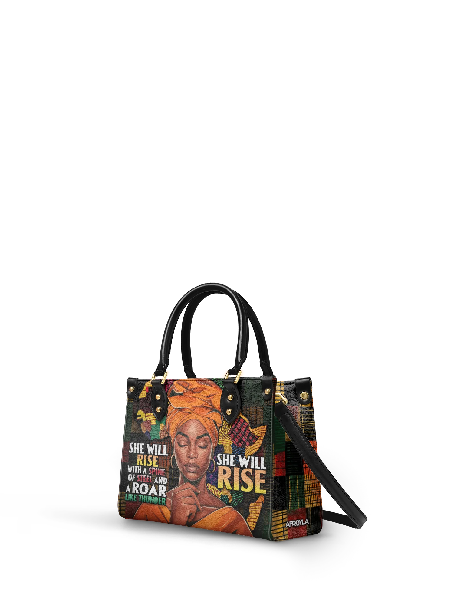 "Thundara" Small Leather Handbag - Image 4