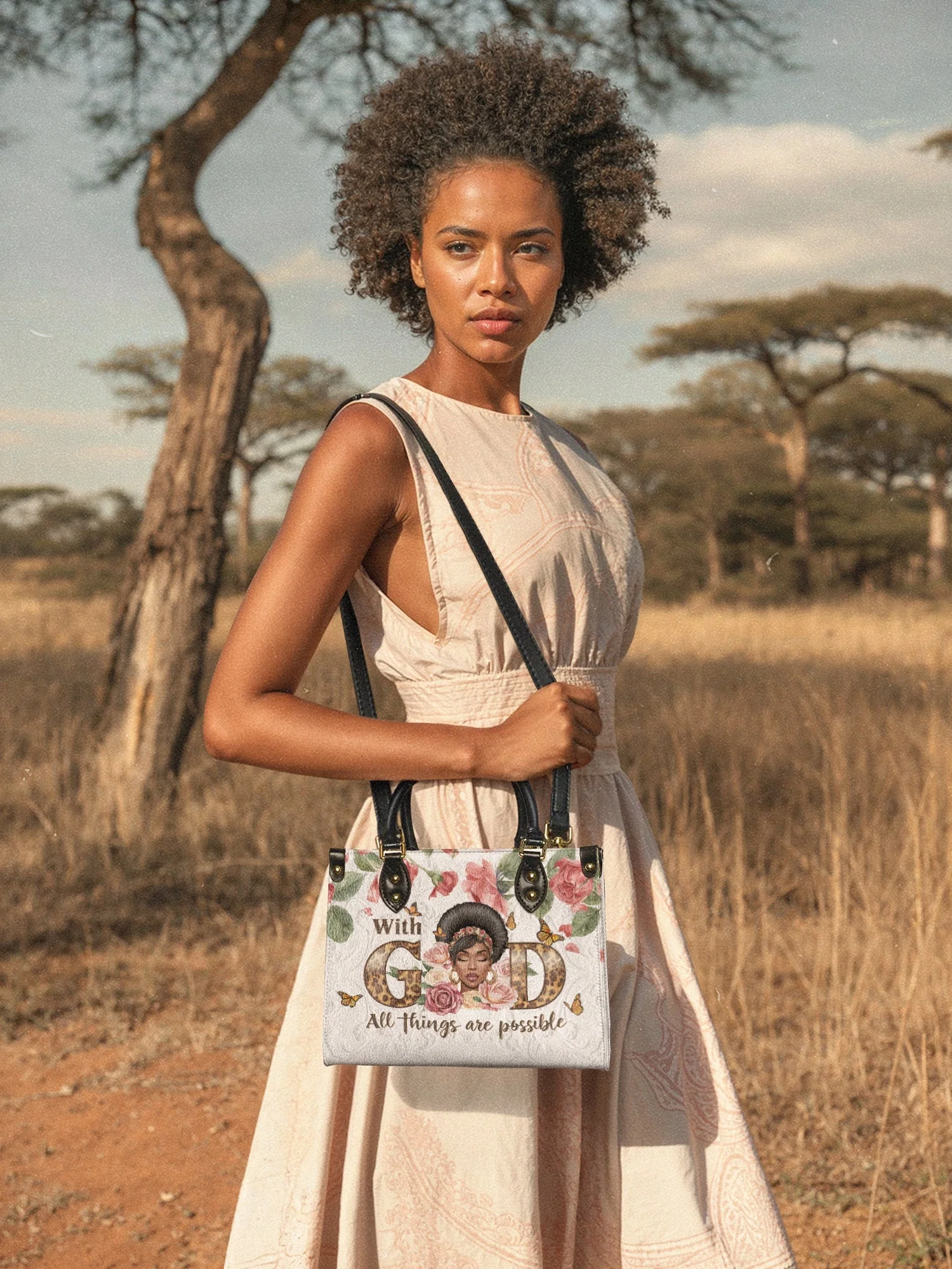 "Zanira" Small Leather Handbag Today's Deal - Image 3