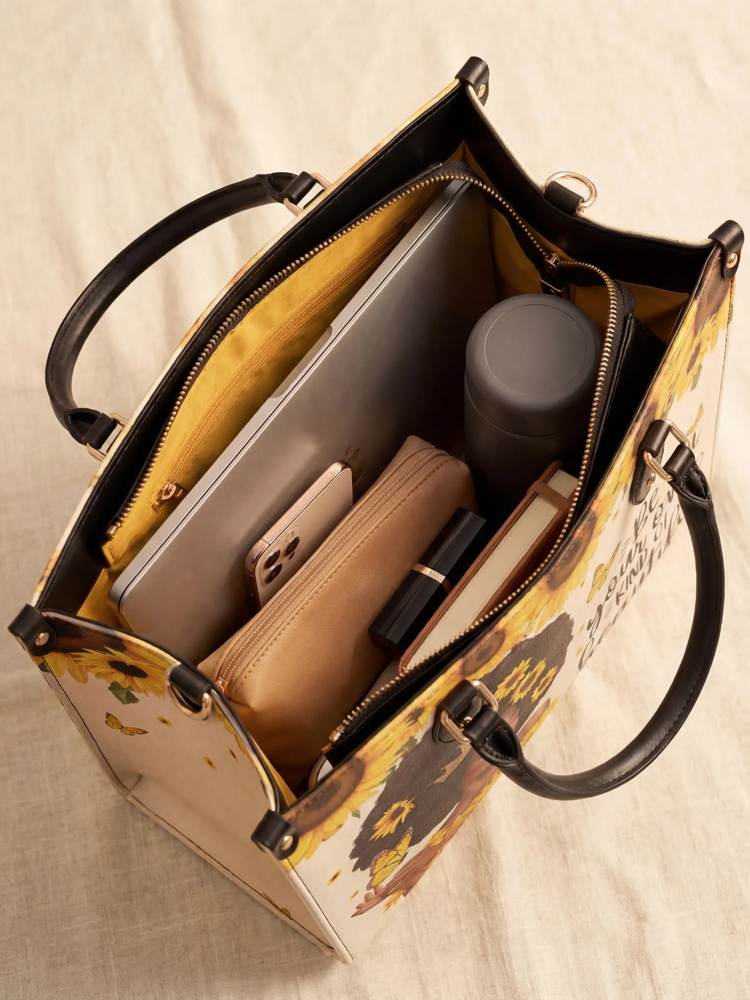 "Zuriya" Leather Handbag - Image 9
