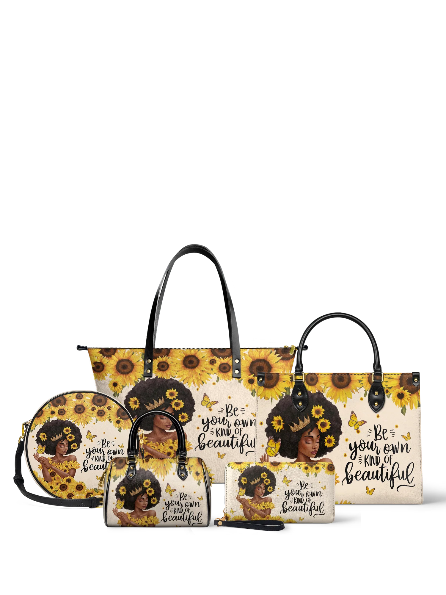 "Zuriya" Leather Tote Bag Bundle